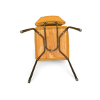 Mid-Century Beige, Bronskleurig Eetkamerstoel thumbnail 8