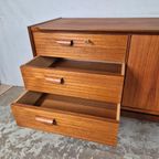 Gtv Werkstätten, Vintage Jaren 60 Dressoir, Sideboard, Teak thumbnail 7