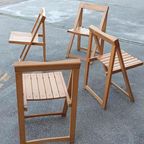 Set Van 4 Aldo Jacober Trieste Klapstoelen, Bazzani Italy thumbnail 4