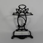 Art Nouveau, Gietijzeren Paraplustandaard Castirone thumbnail 5