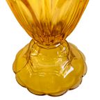 Artdeco Vaas Amber Glas 1930’s thumbnail 4