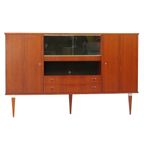 Danish Design Highboard Buffet Cabinet Made Of Teak, 1960S thumbnail 11