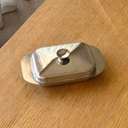 Vintage Stainless Steel Butter Dish thumbnail 5