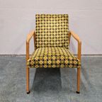 Vintage Fauteuil Geel Groen Jaren 60 Fauteuil thumbnail 2