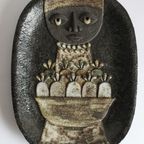 Dour Ceramic Wall Art By Marie Henriette Bataille, Belgium 1970S. thumbnail 4