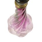 Paarse Kristallen Tafellamp Val Saint Lambert Swirl Sixties thumbnail 13