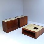 Model 4D Cabinet Set And Coffee Table By Angelo Mangiarotti For Molteni, 1960S thumbnail 9