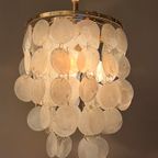 Opaline Capiz Parelmoer Goud Frame Schelp Hanglampen Meerdere Beschikbaar thumbnail 7