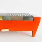 Vintage Rechaud Brabantia Warmhoudplaatje Oranje 1970’s thumbnail 5