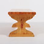 Small Solid Pine Bench-coffee Table From 1980’s, Sweden thumbnail 6