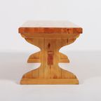 Small Solid Pine Bench-Coffee Table From 1980’S, Sweden thumbnail 6