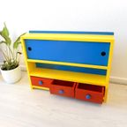 Retro Vintage Kastjes Wandkast Kinder Kastje Jaren 70 thumbnail 3