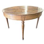 Brocante Houten Ronde Tafel / Consoletafel thumbnail 10