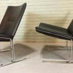 2 Deens Design Vintage Eagle Leren Fauteuils, Kebe Mobler thumbnail 19