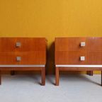 Set Vintage Design Nachtkastjes, Meurop, Pierre Guariche thumbnail 12