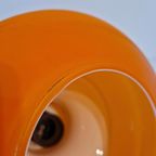 Oranje Vintage Glazen Hanglamp Oranje Hanglamp Retro Design thumbnail 9