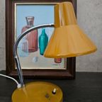 Hala Zeist H.J Busquet Okergele Metalen Bureaulamp thumbnail 4