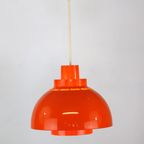 Iconische Oranje Plastic Space Age Lamp Van Nordisk Solar Compagny Ontworpen Door K. Kewo *** Jar thumbnail 10