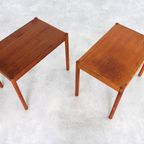 Vintage Sidetables | Bijzettafels | Jaren 60 | Teak thumbnail 4