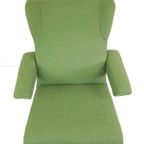 Vintage Archi Fauteuil Ligne Roset Wol Groen Ploegwool Ploeg thumbnail 11