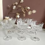 Set Van Negen Loodkristallen Champagne Coupes thumbnail 2