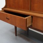 Groot Vintage Wandmeubel Teak Jaren 60 thumbnail 13