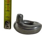 Handmade - Ring Shaped Drawer / Door Pull Or Handle - Casted Aluminum (New Old Stock) - Made In I thumbnail 7