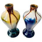 Art Deco Thulin Druipglazuur Vaasjes Keramiek thumbnail 4