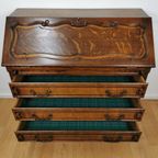 Vintage Secretaire Ladekast Bureau Buro Thuiswerkplek 215 thumbnail 6