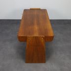 Vintage Bureau Walnoot, 1960s thumbnail 7