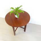 Retro Vintage Bijzettafel Tafel Jaren 60 Rond Plantentafel thumbnail 2