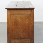 Mooie Antieke Eind 19e Eeuwse Balie/ Dressoir/ Presentatie Tafel Met Een Lade thumbnail 2