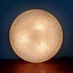 Grote Plafondlamp Van Geglazuurd Glas (Diam 45Cm), Doria, 1970 thumbnail 2