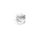 Conic Planter Black/white thumbnail 6
