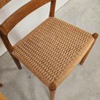 Vintage Deense Stoelen, Niels Møller Model 84 thumbnail 7