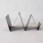 Minimalist Metal Magazine Rack thumbnail 6