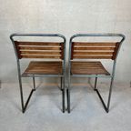 2X Bauhaus Pel Nesting Chairs – Oak thumbnail 5