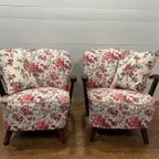 Set Vintage Loungestoelen Van Jindrich Halabala thumbnail 10