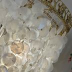 Vintage Capiz Schelpen Hanglamp Xxxl Parelmoer 60’S thumbnail 16