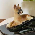 Boxer Hond Asbak - Art Deco - Terracotta thumbnail 3