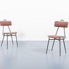 Set Of 4 Sculptural Italian Chairs / Eetkamerstoelen, 1960’S thumbnail 4