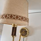 Vintage Wandlamp Messing Bamboe Lamp Jaren 70 Wandlampje thumbnail 6