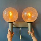 Vintage Raak Vigilante C1663 Wandlamp / Mid Century Dubbele Schans Lamp thumbnail 3