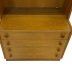 Vintage Kast Boekenkast Wandkast Jaren 60 Eiken Design thumbnail 9