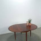 Vintage Design Uitschuifbare Palissander Lübke Ronde Tafel thumbnail 21