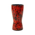 Vintage Rode Scheurich Vaas Fat Lava Glazuur 244-22 thumbnail 8