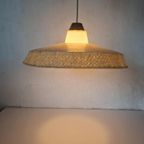 Vintage Fiberglas Bakeliet Lamp Van Louis Kalff Voor Philips thumbnail 2