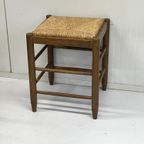 Eiken/Biezen Kruk Vintage J`70 Riet thumbnail 3