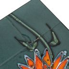 Kleine Keramische Tegeltafel Chroom Adri Belarti Oranje Bloem 47Cm thumbnail 12