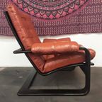 2 Vintage Cognac Leren Coja Culemborg Fauteuils (Mid Century Modern) Vintage Design Relaxing Chairs thumbnail 6